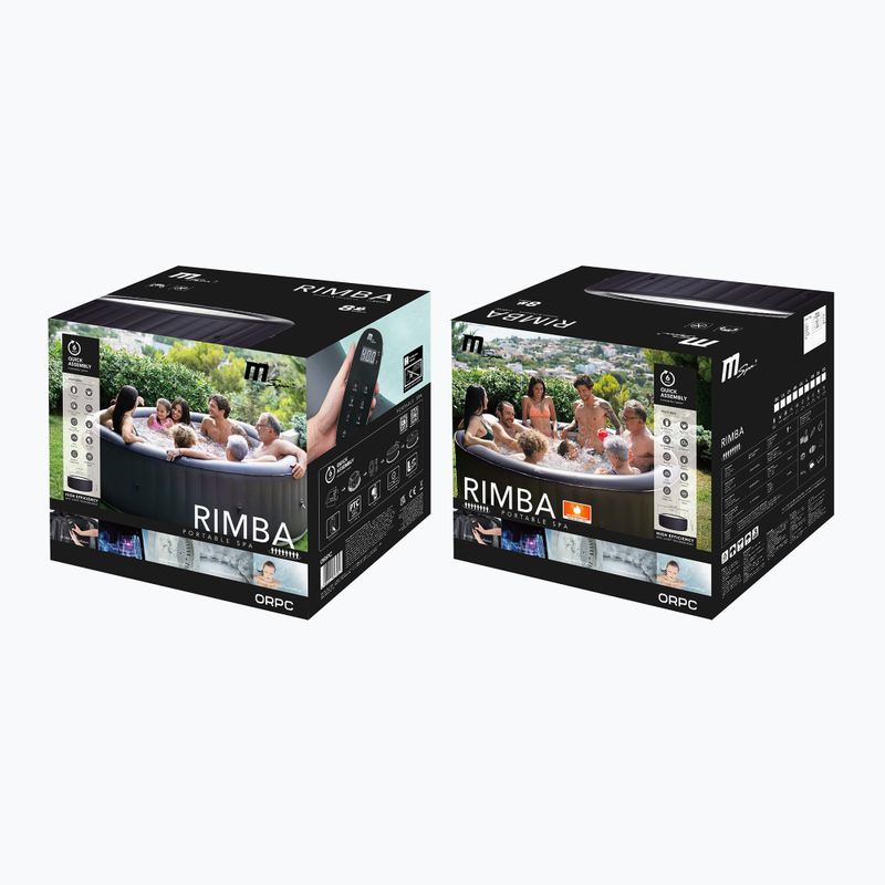 Hydromassage pool 8-person MSpa Urban Rimba Max graphite 17