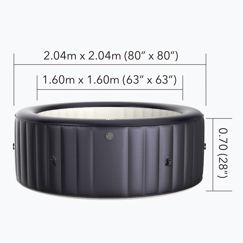 Hydromassage pool 6-person MSpa Muse Jet Carlton astral night 17