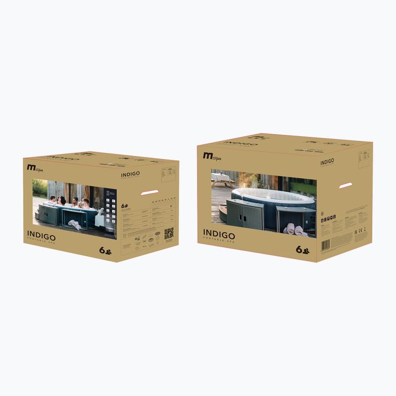 MSpa Muse Jet Indigo juniper 6-person Jacuzzi 16