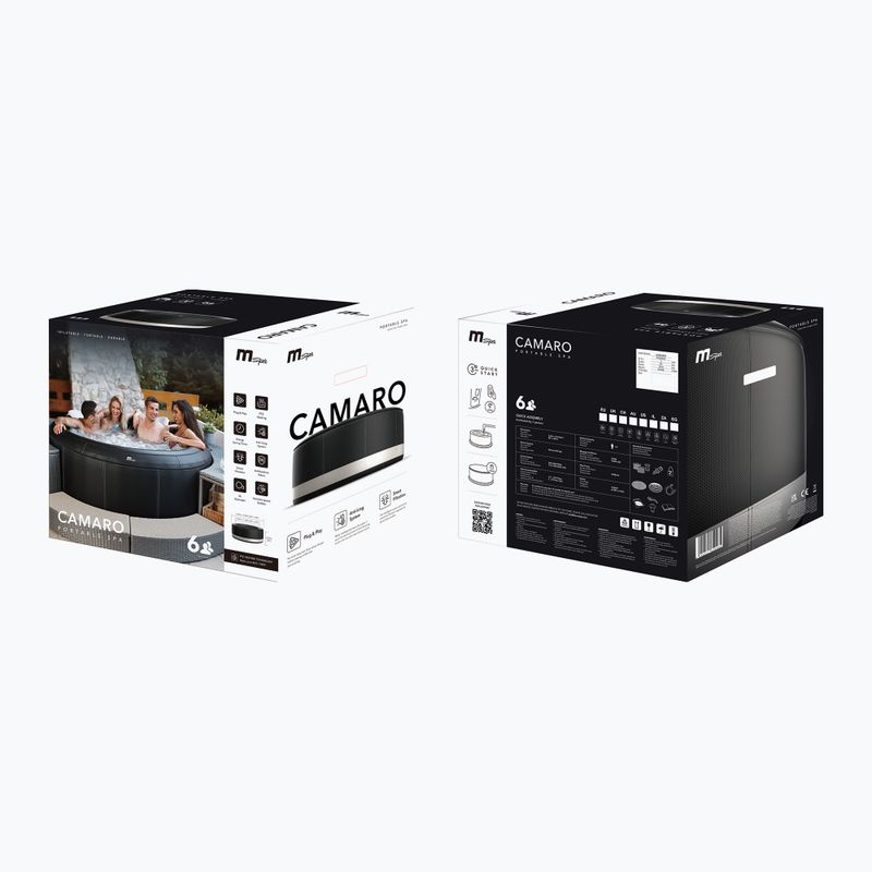 Hydromassage pool 6-person MSpa Premium Super Camaro black 15