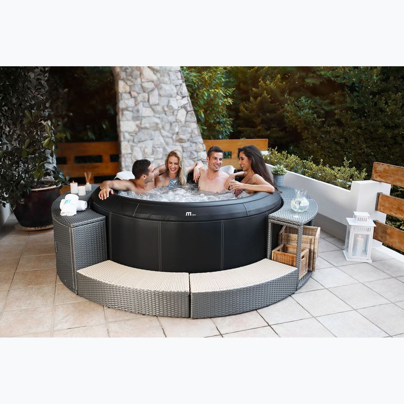 Hydromassage pool 6-person MSpa Premium Super Camaro black 16