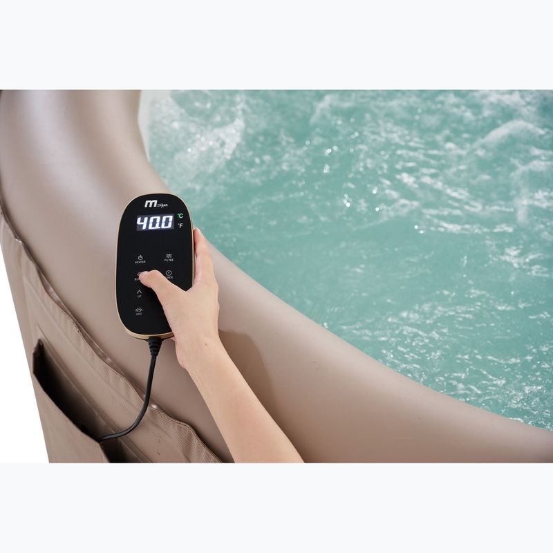 MSpa Urban Bristol mocha 6-person Hydromassage pool 26