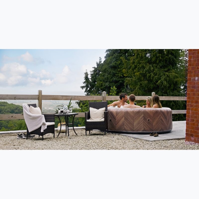 Hydromassage pool 6-person MSpa Comfort Fermo wood grain 14