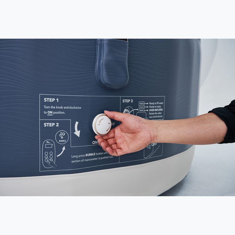 Hydromassage pool 6-person MSpa Premium Vento vanilla 5