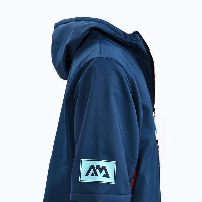 Aqua Marina Water-Repellent Thermal poncho navy blue B0303949 9