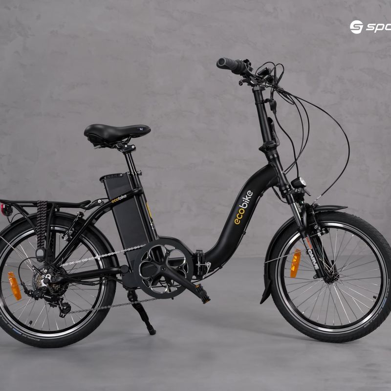EcoBike Even Black 13Ah black electric bike 1010202 10