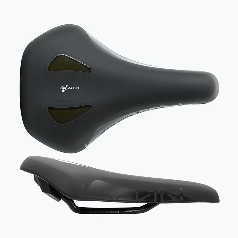 Men's gel bike saddle Selle Royal Lookin Basic Moderate 60st. black A237HR0A08014 6