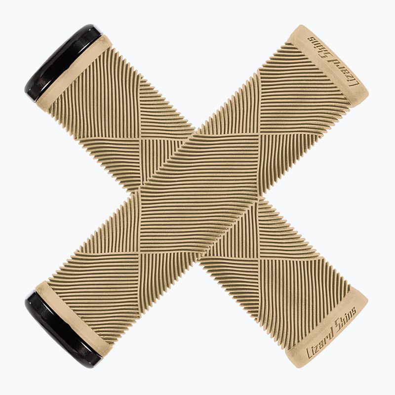 Lizard Skins Single-Clamp Strata sand tan handlebar grips