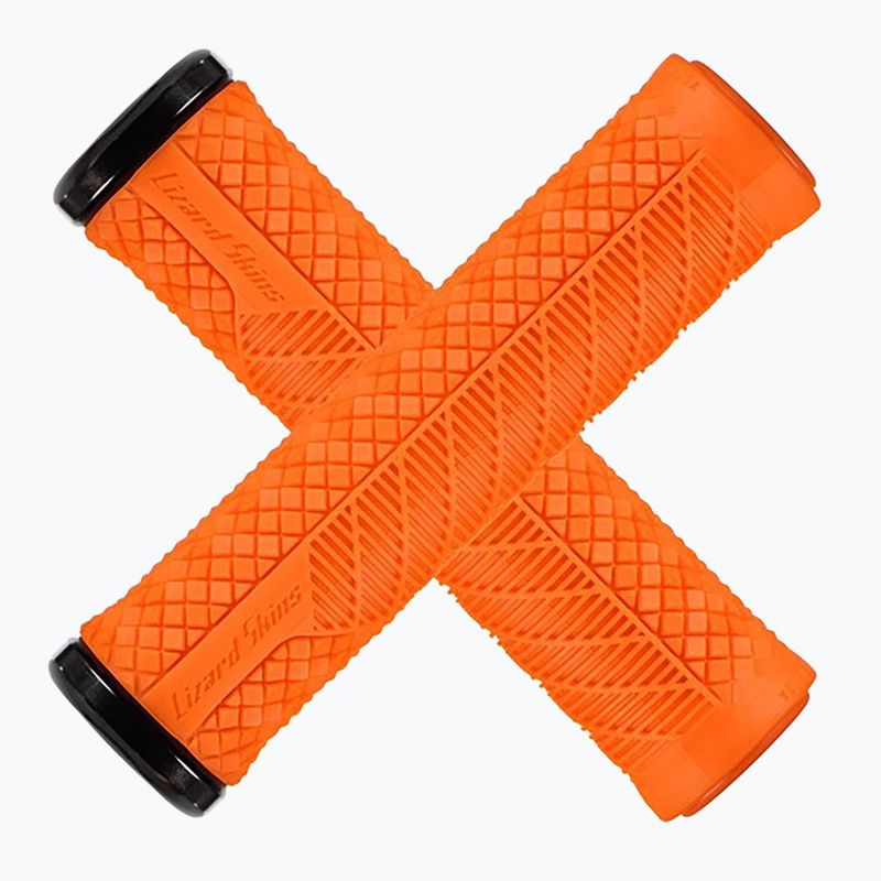 Lizard Skins Charger Evo handlebar grips blaze orange