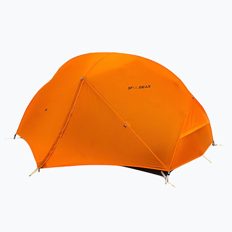 2-person camping tent 3F UL GEAR Piaoyun 2P 15D Orange