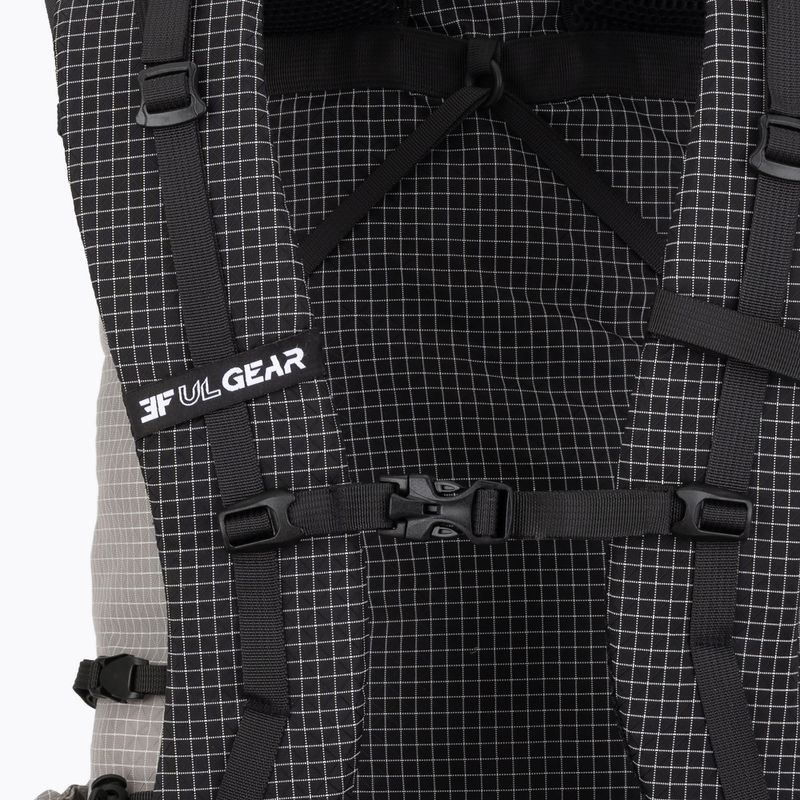 Hiking backpack 3F UL Qidian Pro 46+10L gray 8