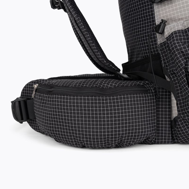Hiking backpack 3F UL Qidian Pro 46+10L gray 9
