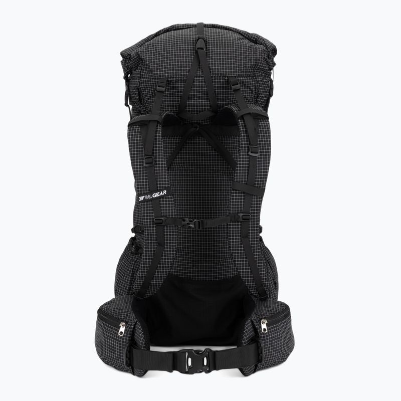 Hiking backpack 3F UL Qidian Pro 46+10L Black 3