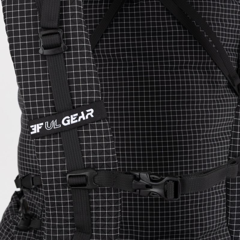Hiking backpack 3F UL Qidian Pro 46+10L Black 8