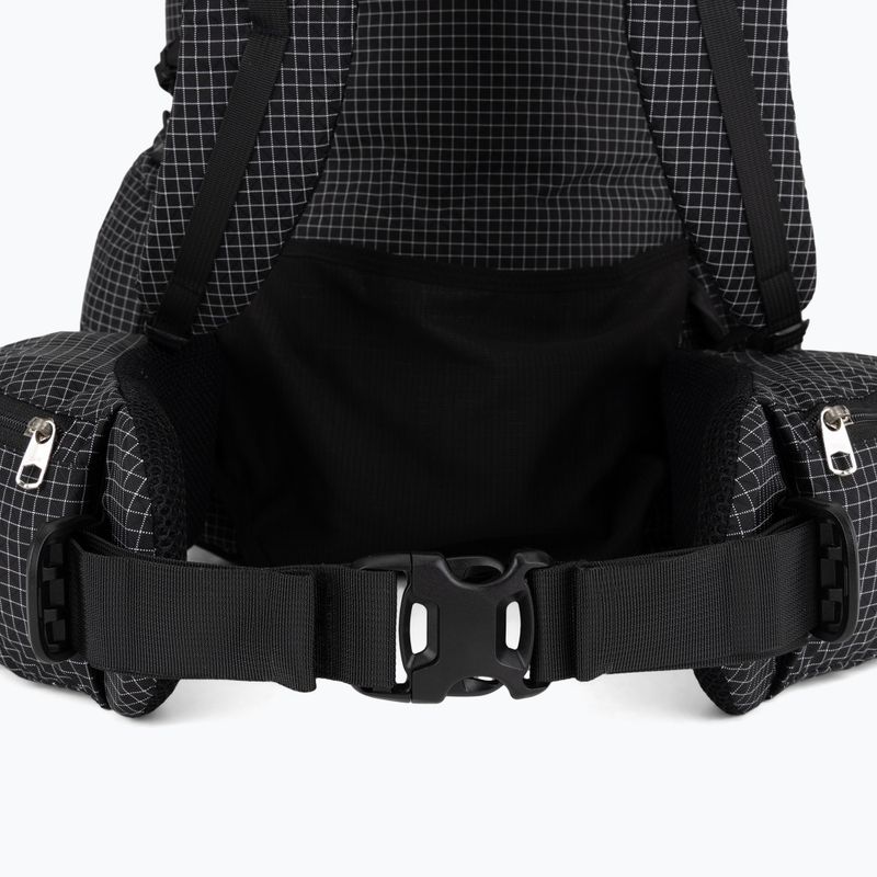 Hiking backpack 3F UL Qidian Pro 46+10L Black 10