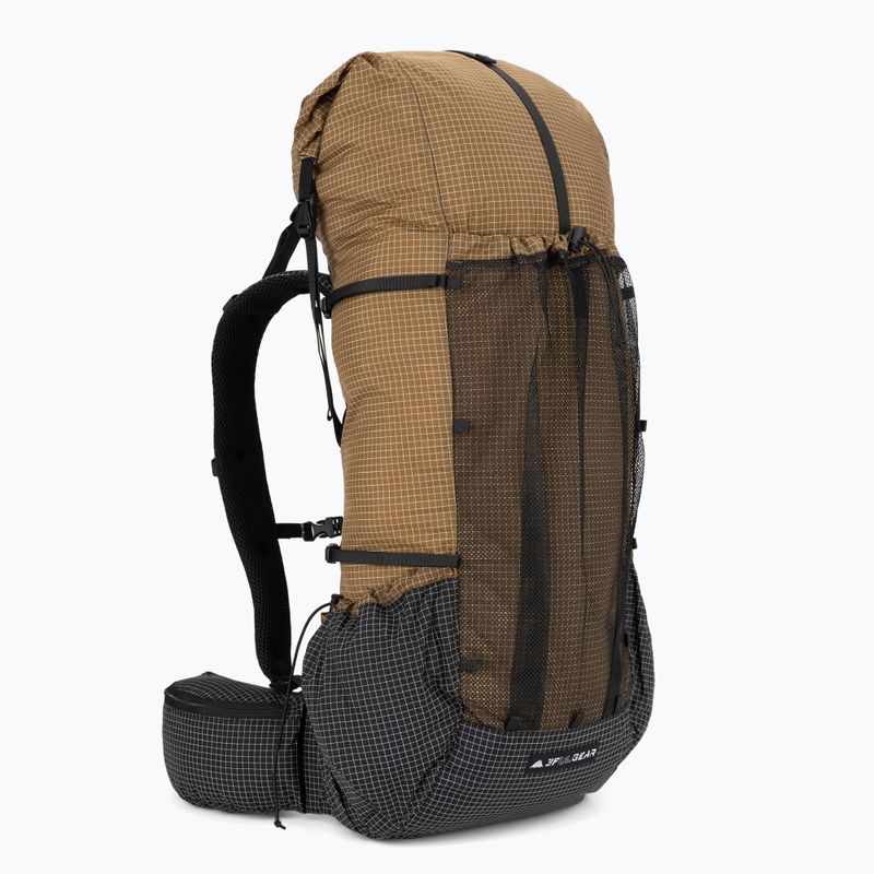 Hiking backpack 3F UL Qidian Pro 46+10L Brown 2