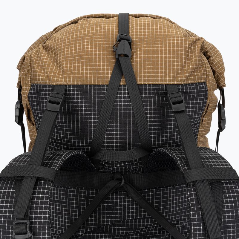 Hiking backpack 3F UL Qidian Pro 46+10L Brown 7