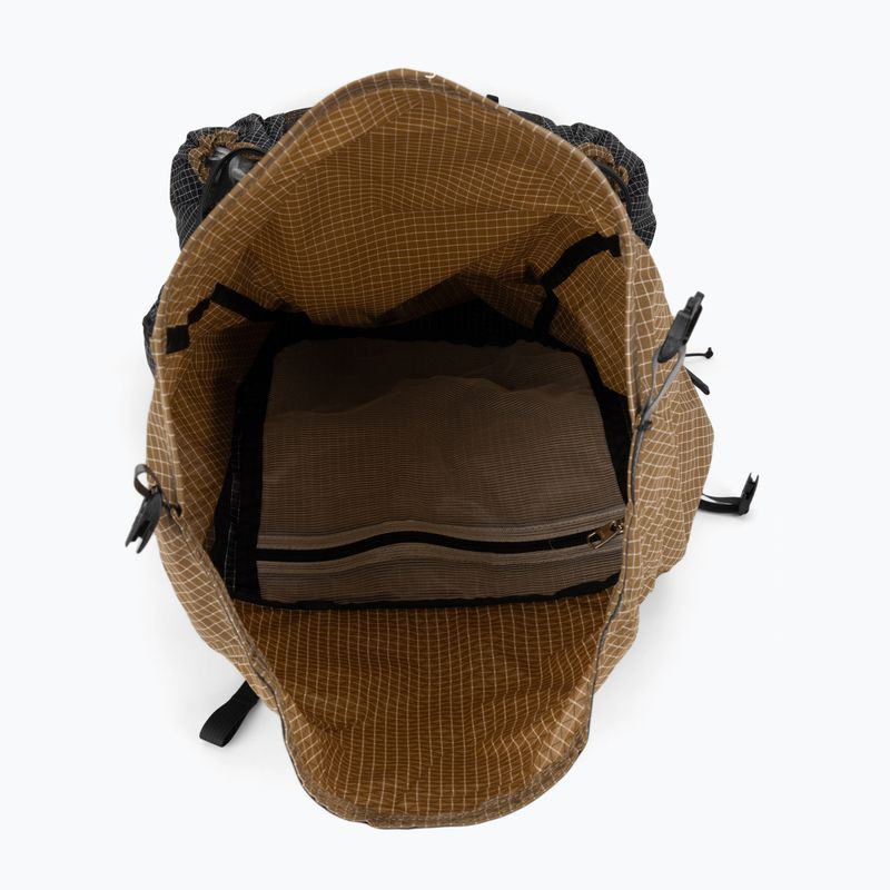 Hiking backpack 3F UL Qidian Pro 46+10L Brown 11