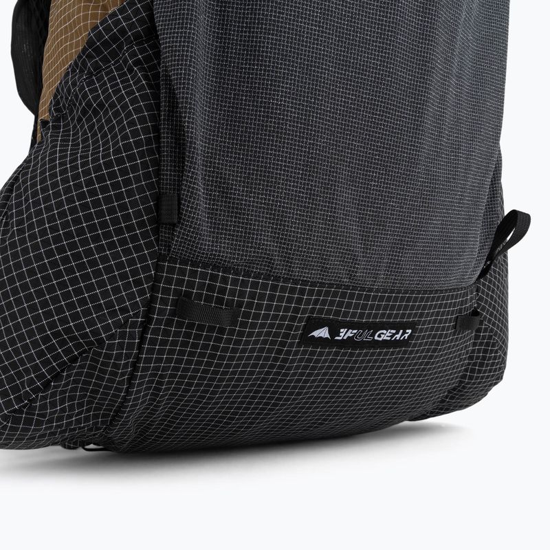 Hiking backpack 3F UL Yue 45 Khaki 4