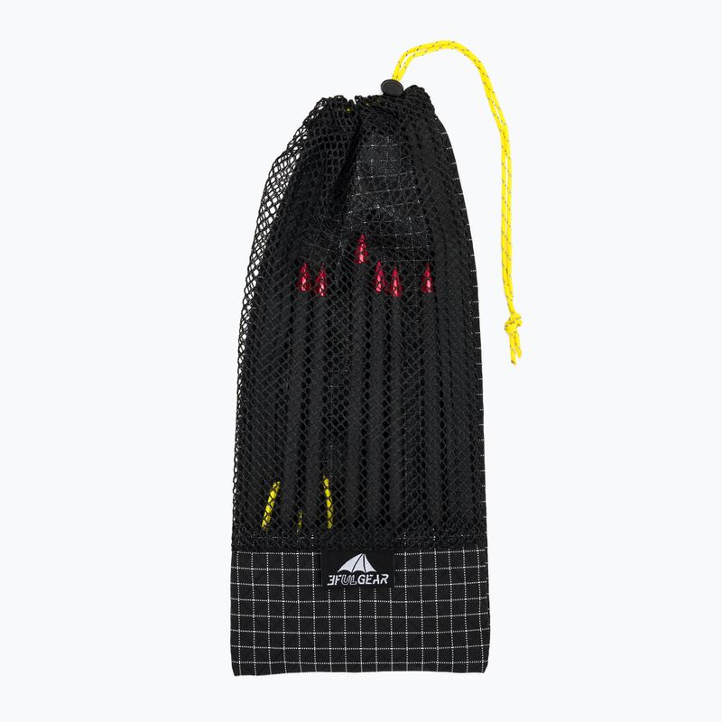 Tent pegs 3F UL Carbon Short Black 6