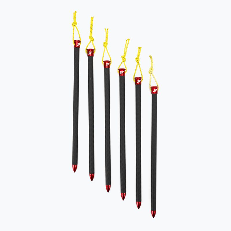 Tent pegs 3F UL Carbon Long Black