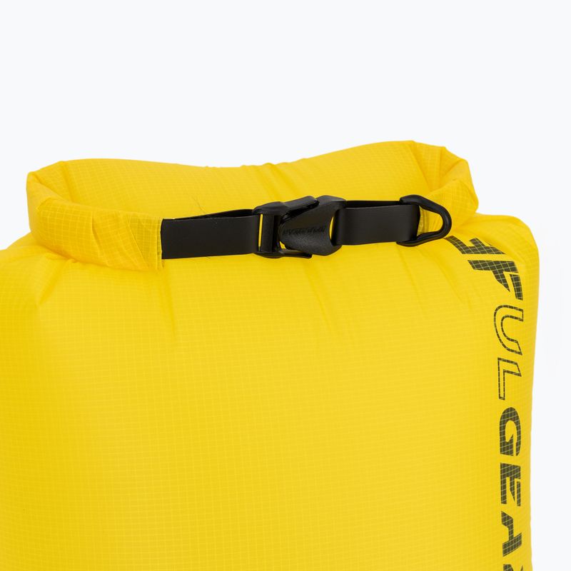 Waterproof bag 3F UL Square-Bottom Dry Bag 12l Yellow 5