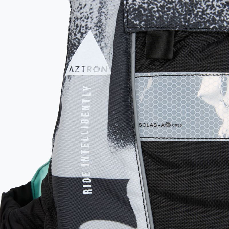 Men's Aztron N-SV 3.0 Nylon puzzle waistcoat grey/mint 5