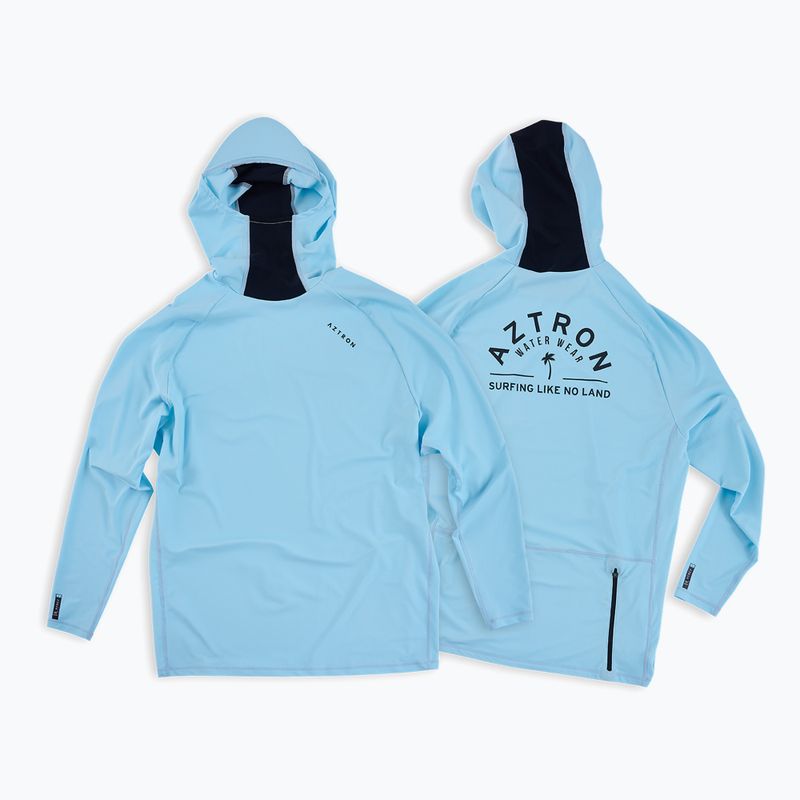 Men's Aztron Surfing Hooded Rashguard Swim Longsleeve 7
