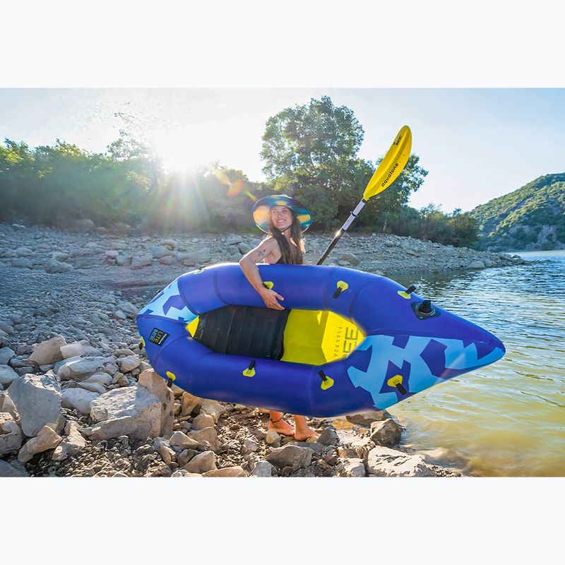 1-person inflatable kayak Aquatone Bee Inflatable Pack Raft 7'3" 221 cm 11