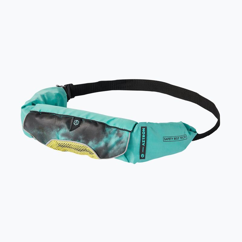 Aztron Orbit Cloud inflatable belay belt aqua green