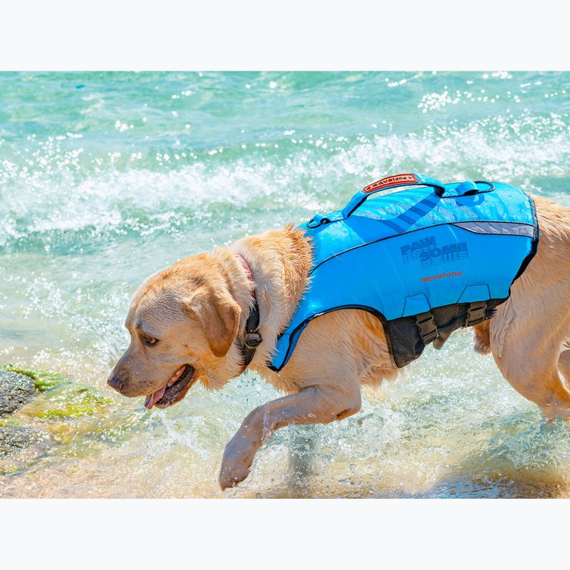 Aquatone Pawsome Pet Safety Vest for dogs blue 12