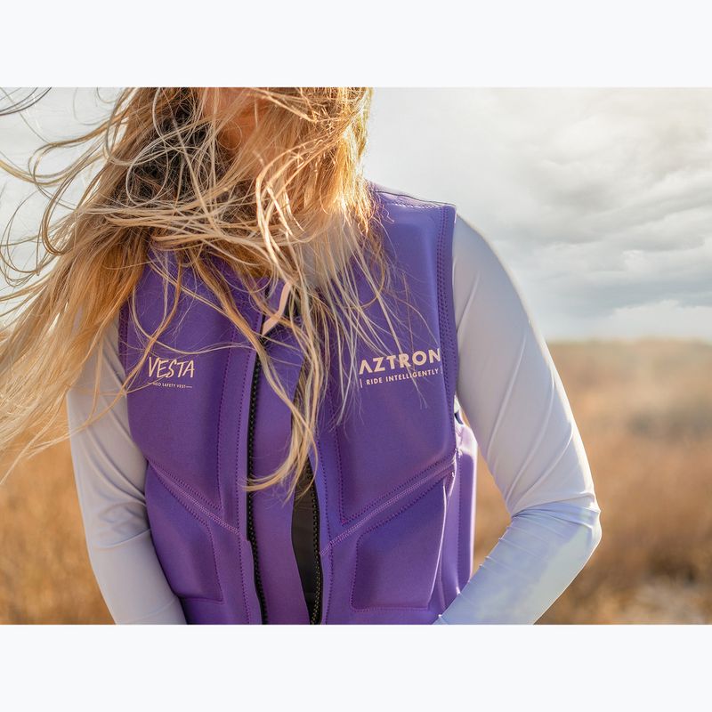 Women's buoyancy aid Aztron Vesta Neoprene purple 6