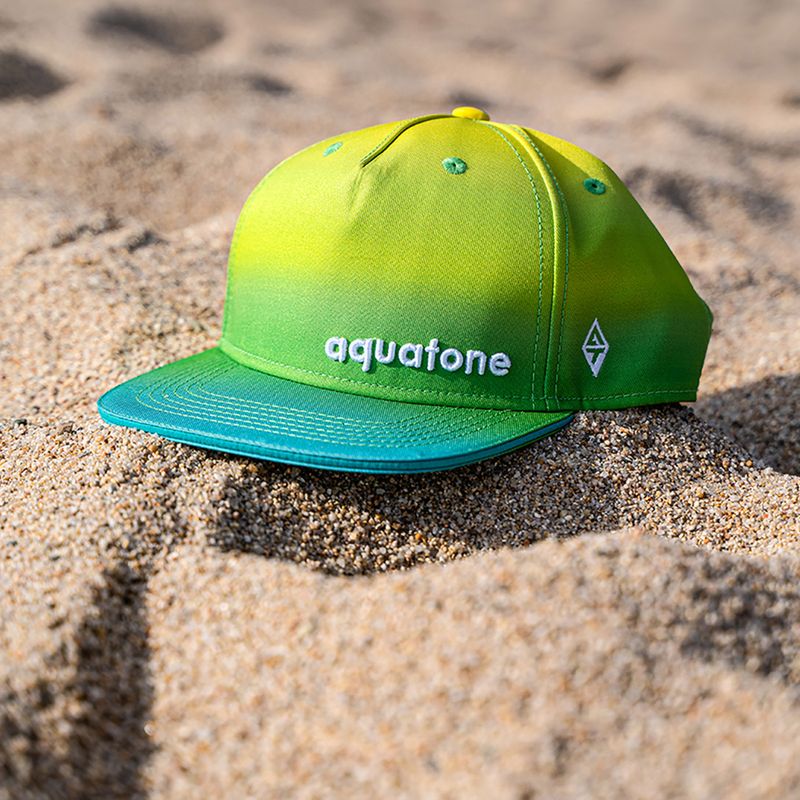 Aquatone Logo green baseball cap 6