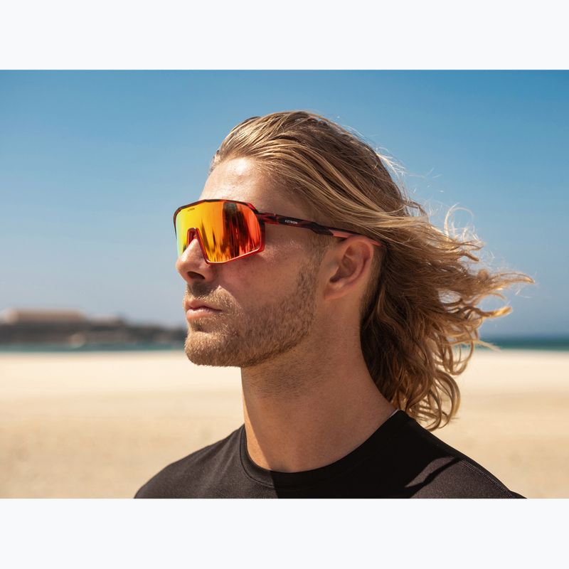 Aztron Halo Floating Active Heat Wave desert red/black sunglasses 9