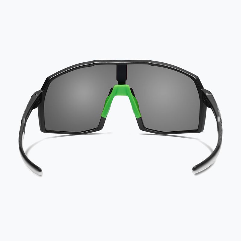 Sunglasses Aztron Thunder metalblack/white/polarizedgreen/twilightmirr/grey 3