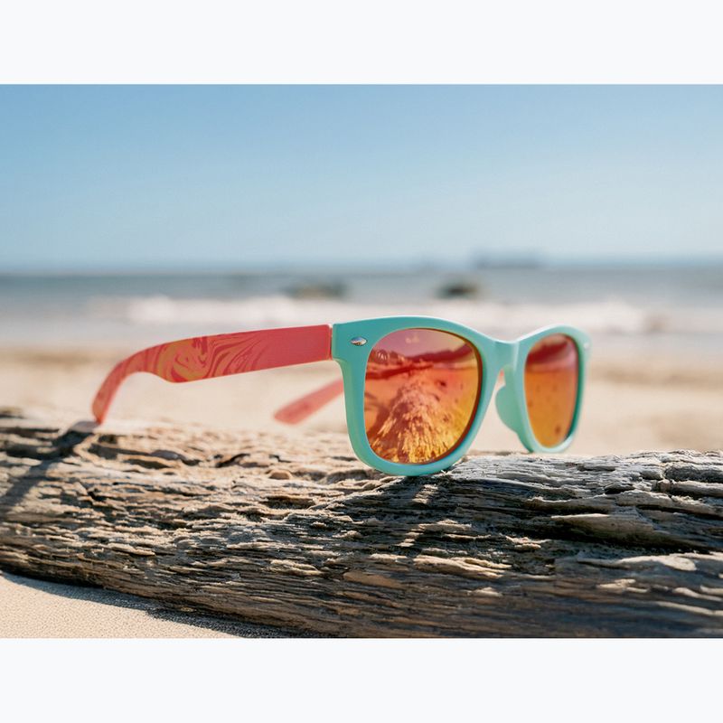 Children's sunglasses Aztron Candy candy pink/twisty/polarized rainbow pink mir/grey. 4