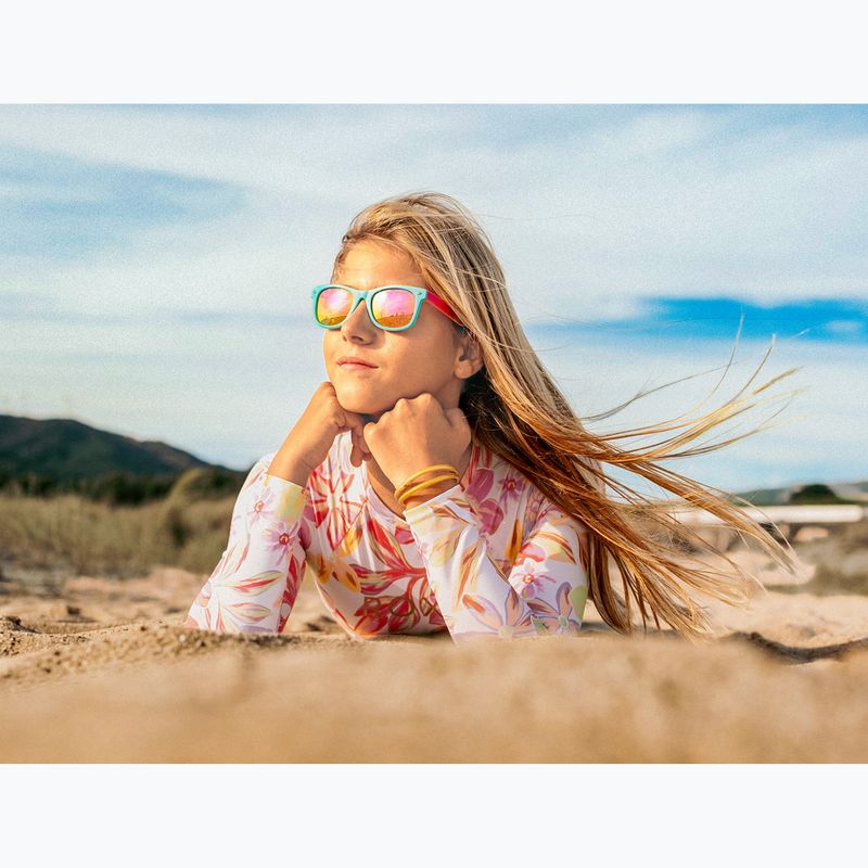 Children's sunglasses Aztron Candy candy pink/twisty/polarized rainbow pink mir/grey. 6