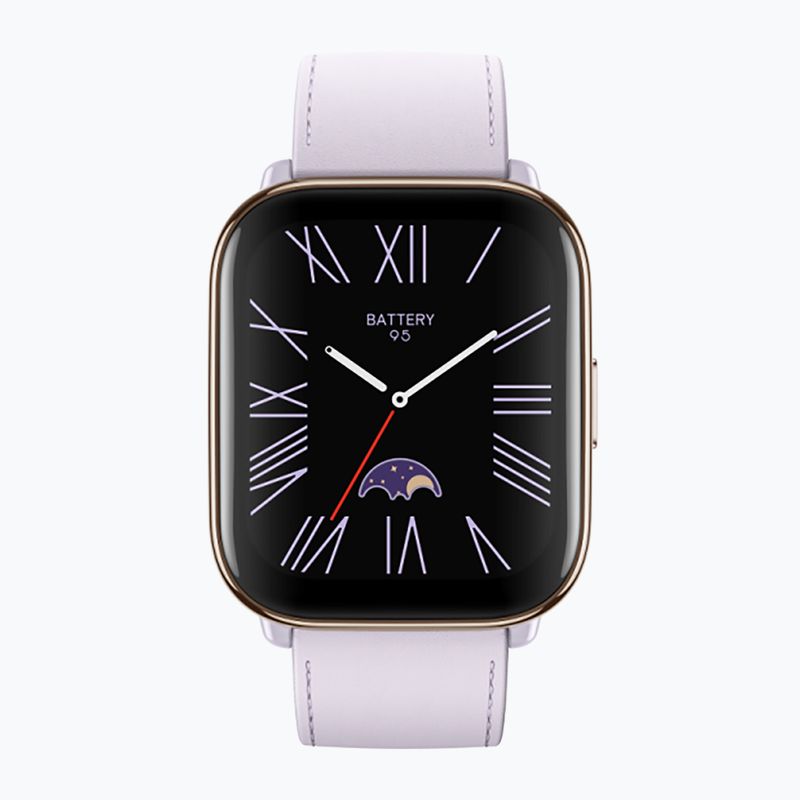Amazfit Active lavender purple watch