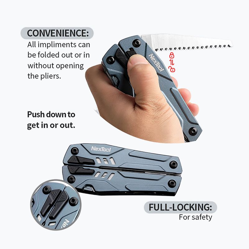 Multitool Nextool Sailor Pro S30 Multifunctional Pilers silver 2