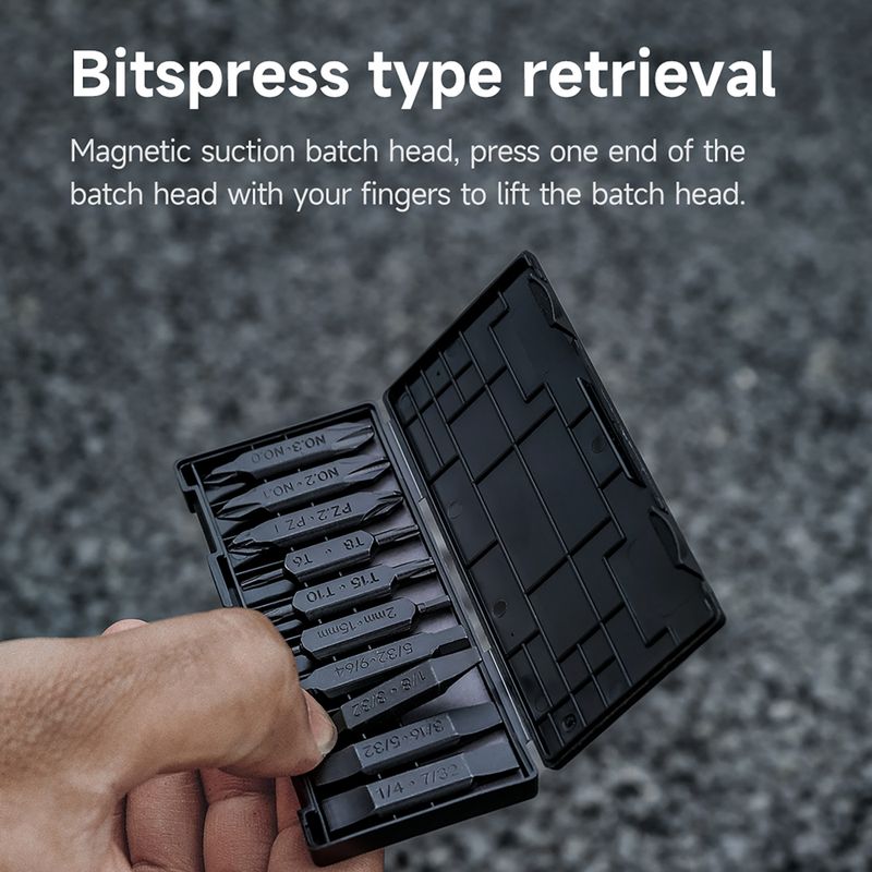 Bit set Nextool Bit Kit AS1 black 3