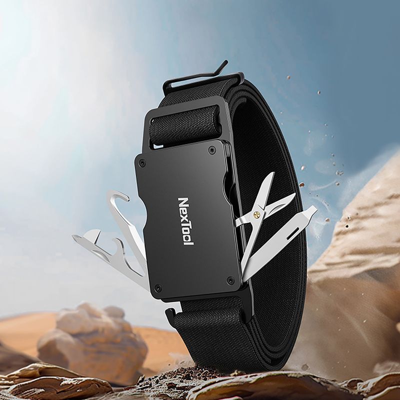 Trouser belt Nextool Multifunctional P50 czarny 6
