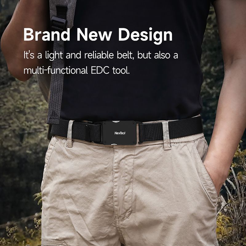 Trouser belt Nextool Multifunctional P50 czarny 7