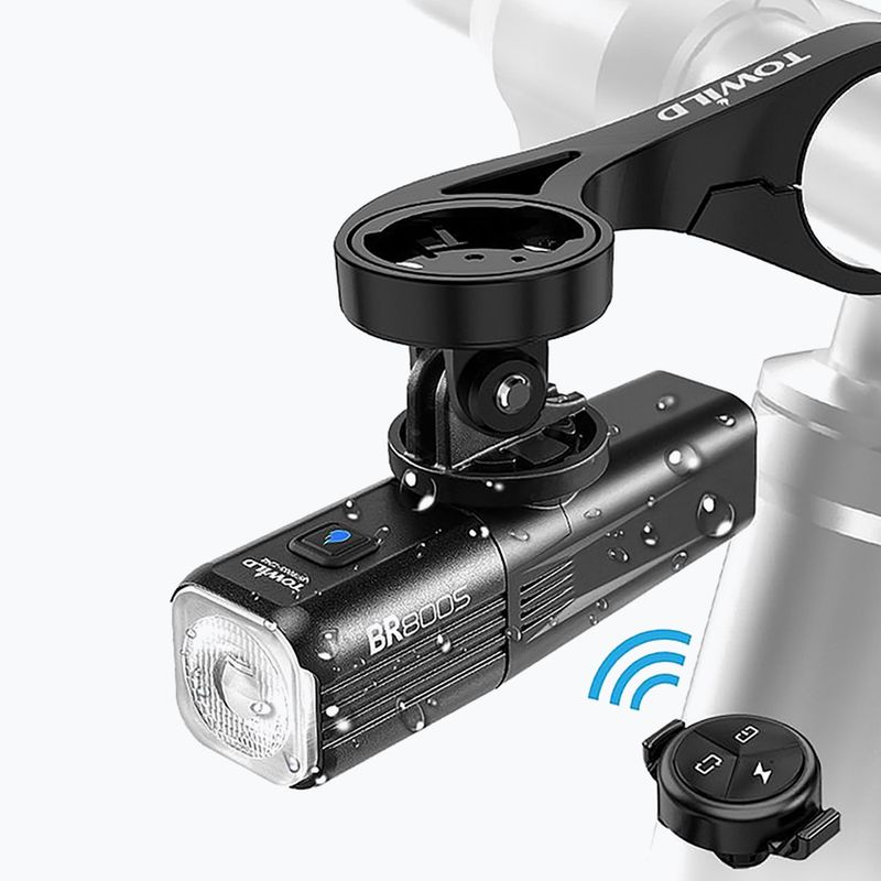 Towild BR800S black front bike light 3