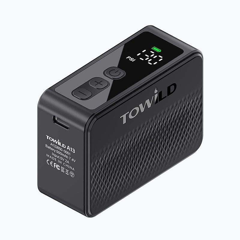 Electric bike pump TOWILD A13 black 3