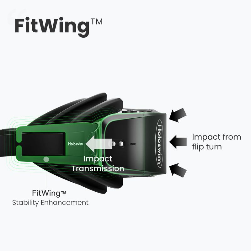 Holoswim 2 Pro AR Smart deep sky black swim goggles 12