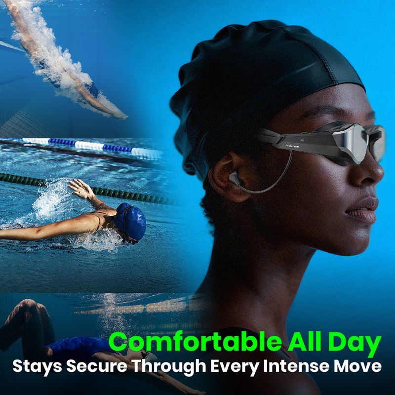 Swimming goggles Holoswim Solla Wave AI Music silver 5