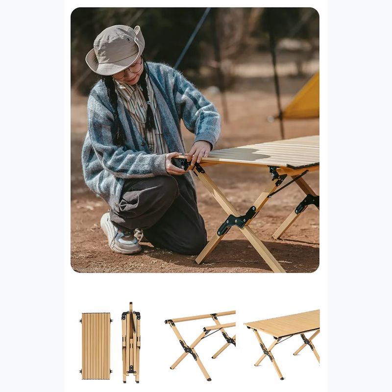 Travel table Naturehike Star Jane L01 XL wood 3