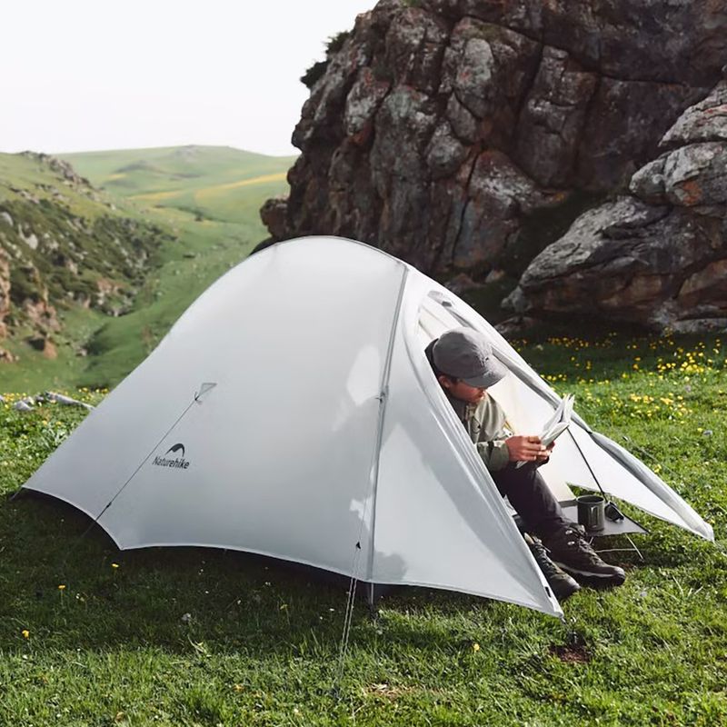 2-person trekking tent Naturehike Cloud Up 2 UL 15D moon rock gray 3
