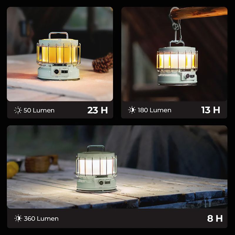 Camping lamp FLEXTAIL Villa 2 green 2