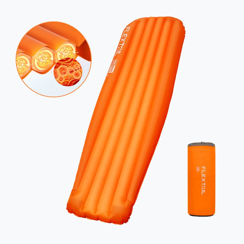 Flextail Zero R05 Mummy orange inflatable mattress 2